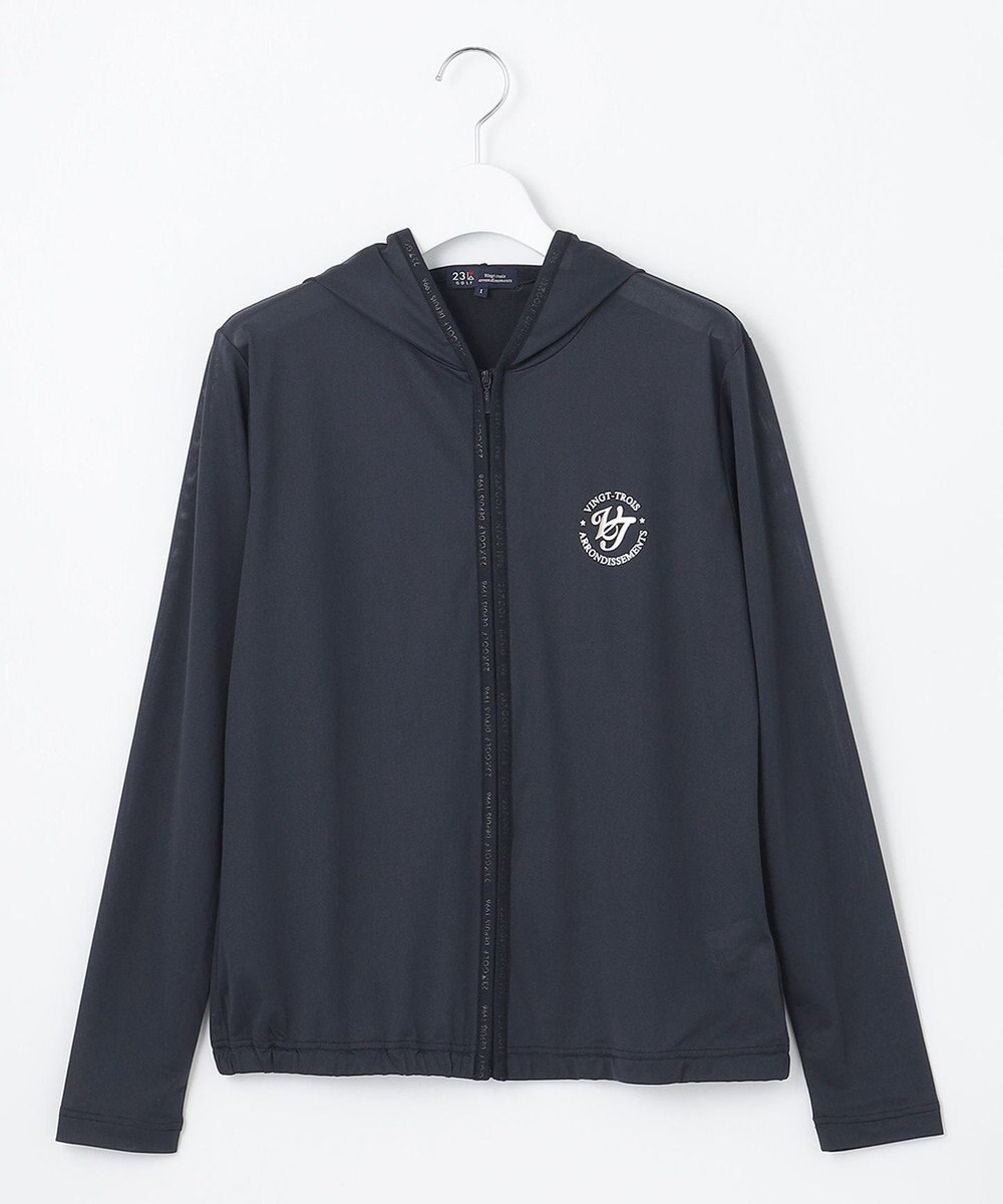 23区GOLF 真夏ゴルフにも最適【WOMEN】【UVケア】３０Ｄカノコ インナーパーカ 