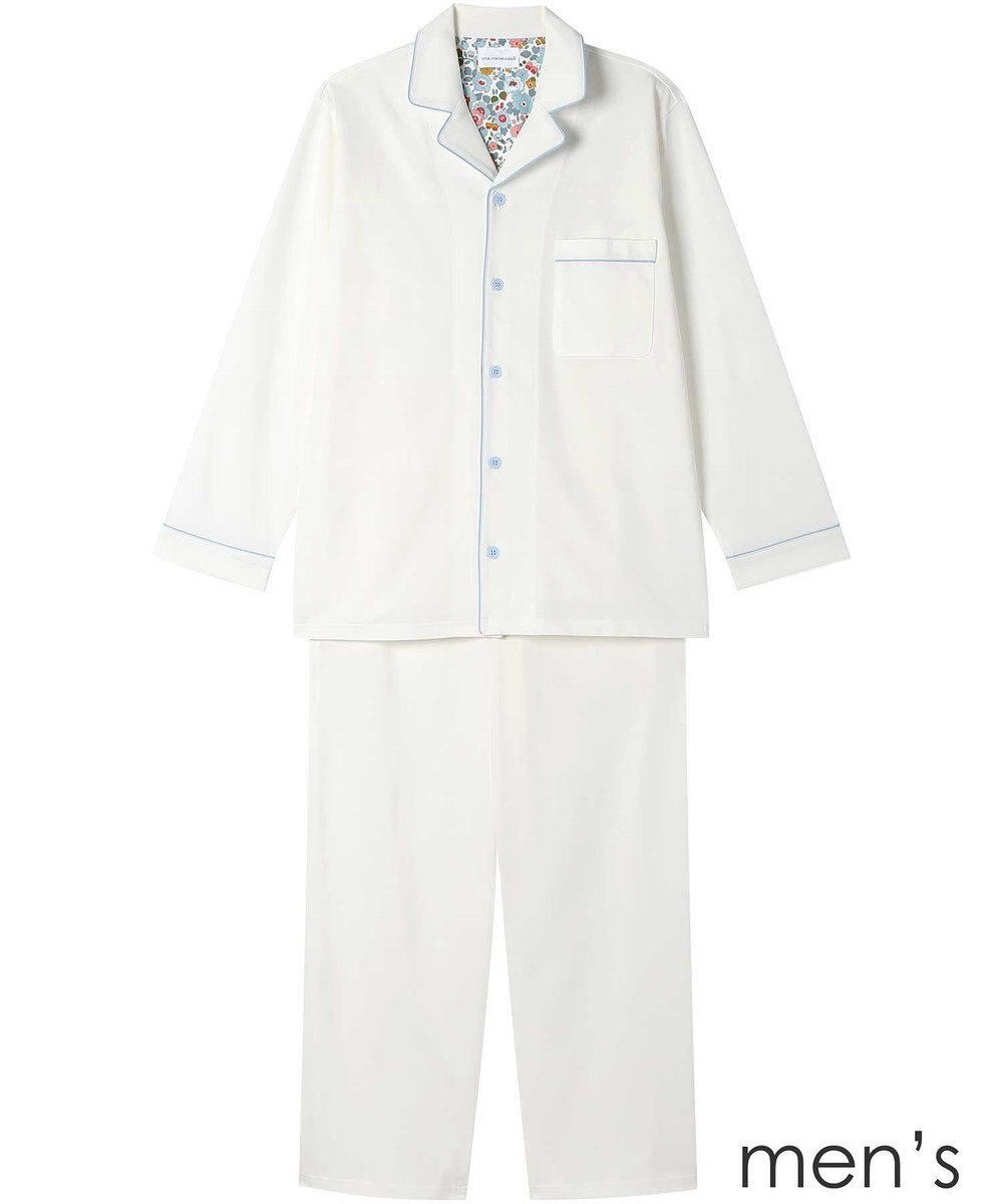 une nana cool 【綿100％】やわらか天竺メンズパジャマ　ＭＡＤＥ　ＷＩＴＨ　ＬＩＢＥＲＴＹ　ＦＡＢＲＩＣ 