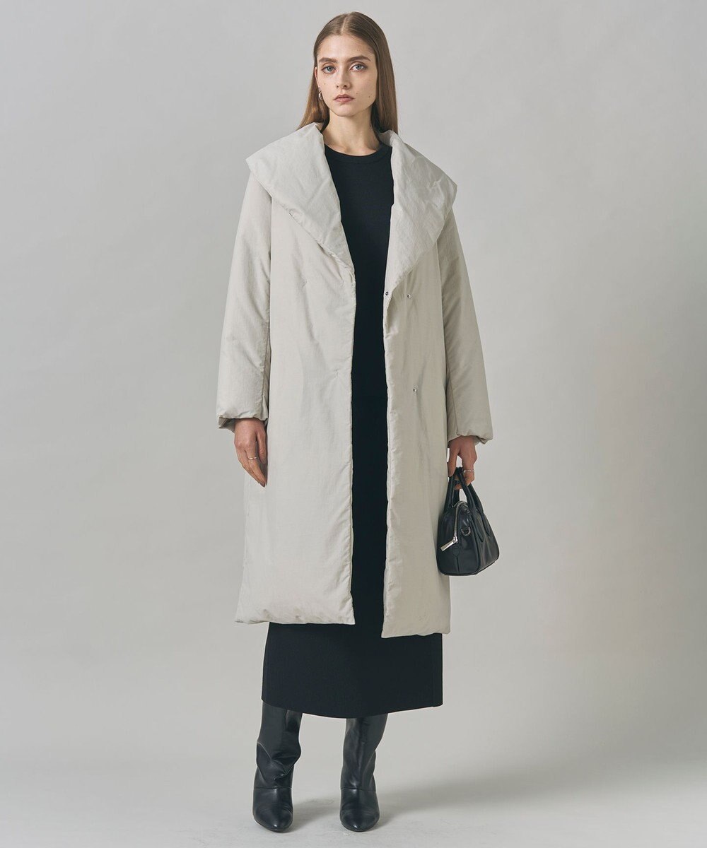 ICB 【撥水加工】ADS ダウン ショールカラーロングコート 