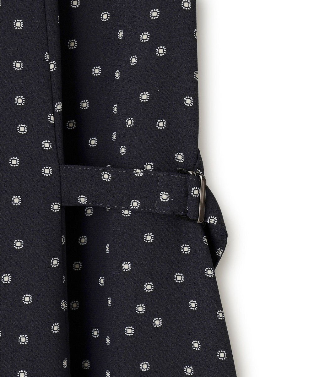 23区 【洗える】バックサテンアムンゼン タイプリント ワンピース 