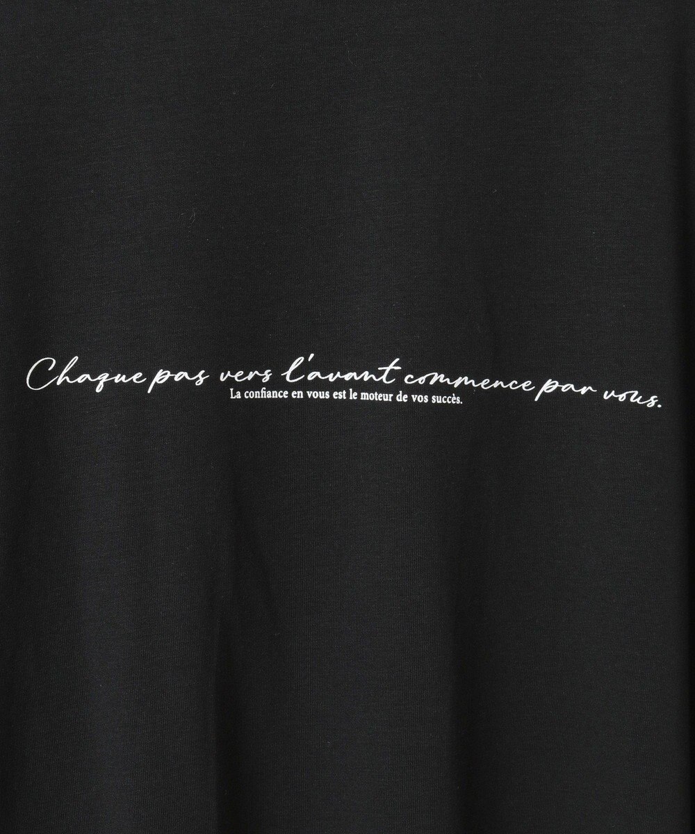 YECCA VECCA 裾ドロストデザインロゴTee 