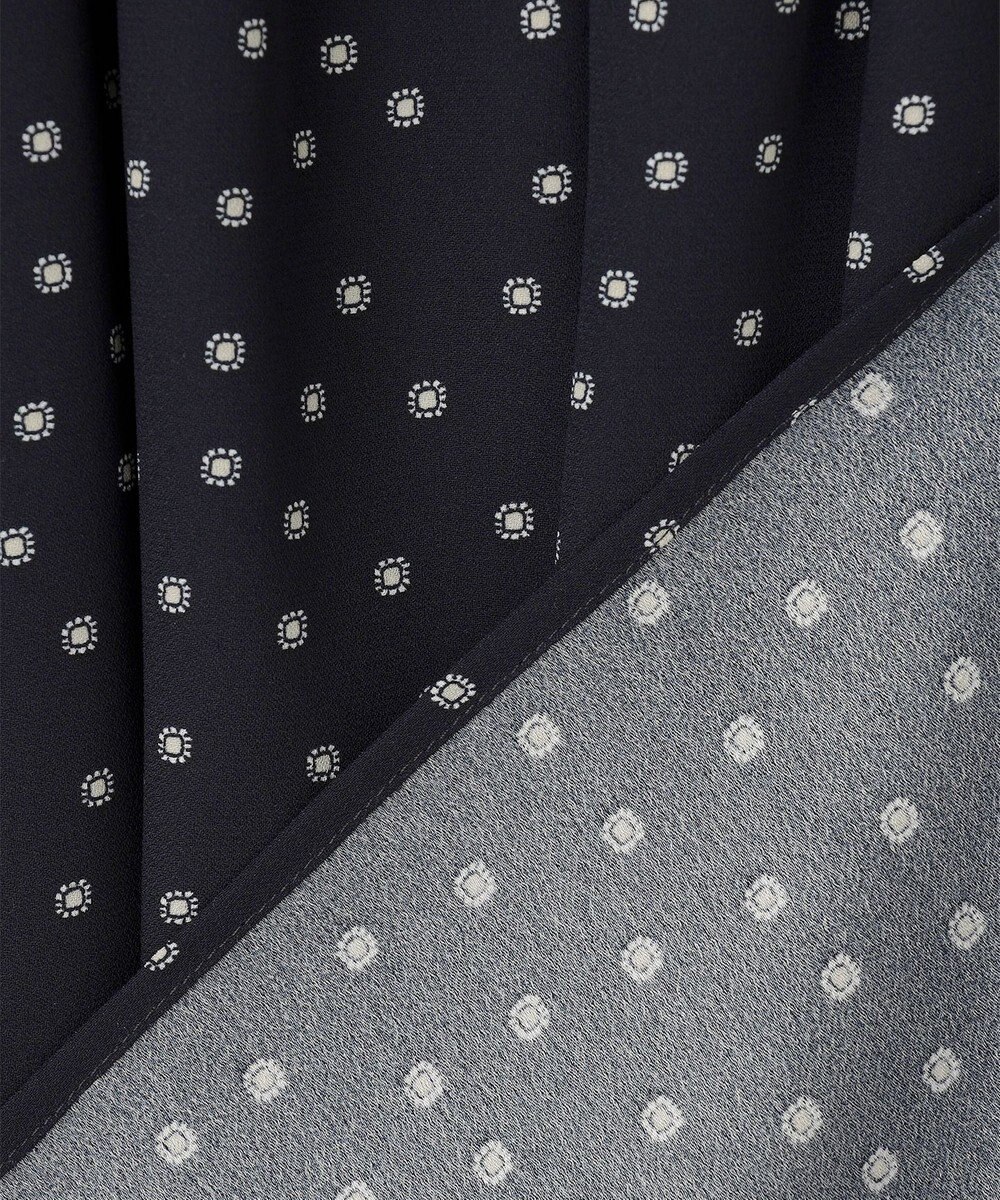 23区 S 【洗える】バックサテンアムンゼン タイプリント ワンピース 