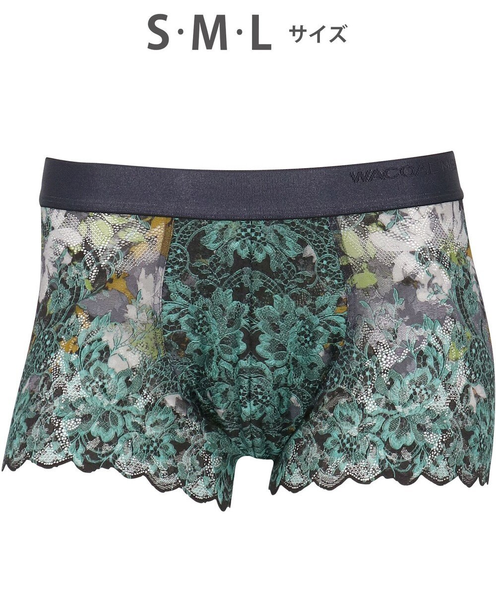 WACOAL MEN WACOAL MEN ボクサーパンツ 【レースボクサー】 フロント快適グラマラス 通気性 前閉じ 下着 メンズ WT3827 /ワコールメン 