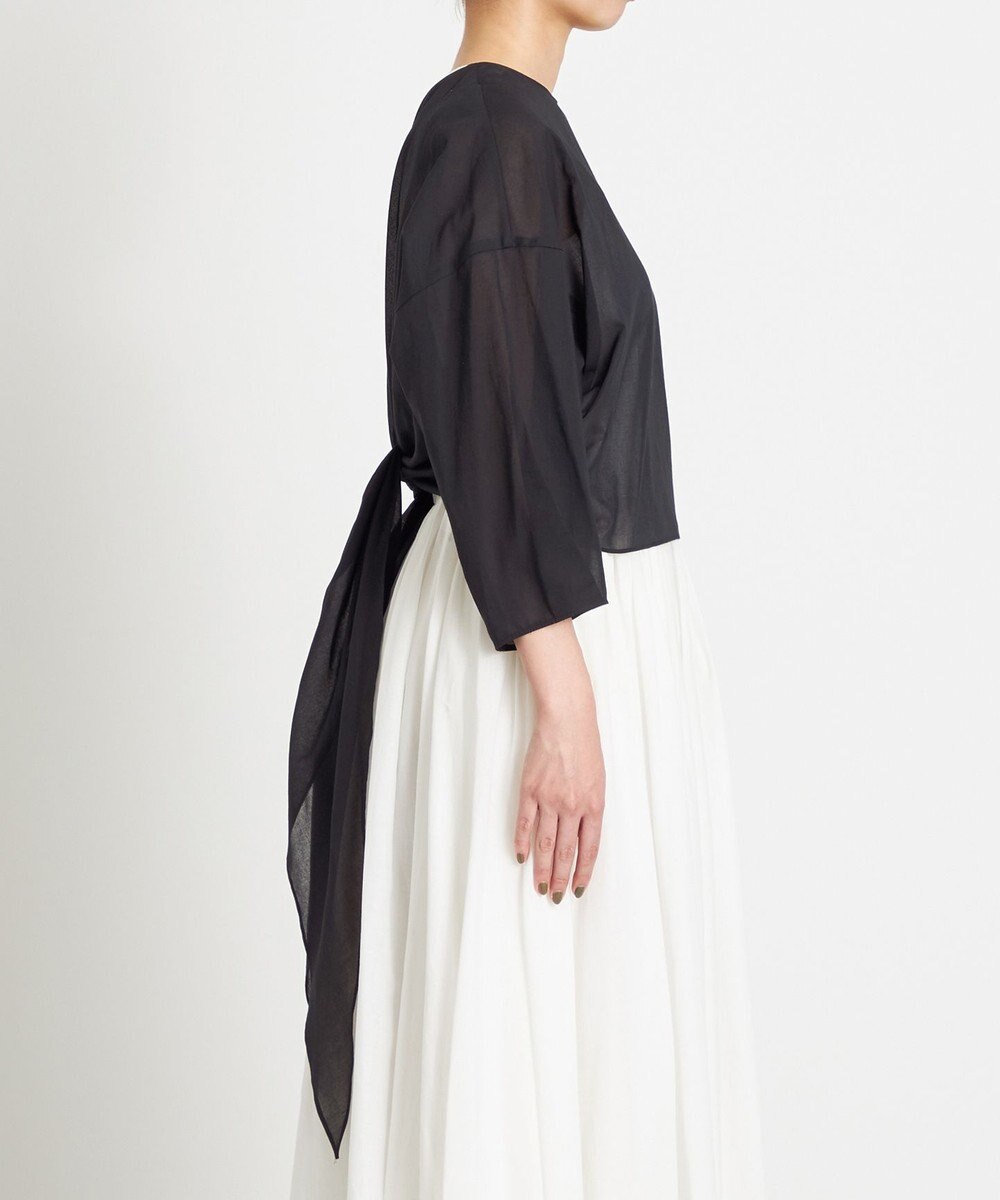 NAVE 【Nave 　洗える】マルチウェイシアーブラウス 