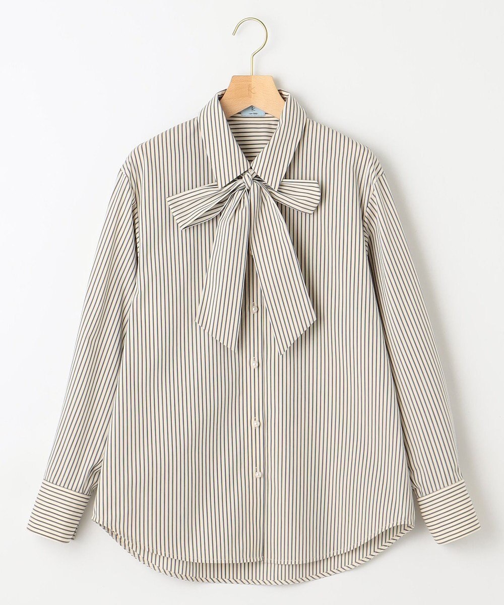 組曲 S 【ボウタイ付き】メッセージシャーティング シャツ 