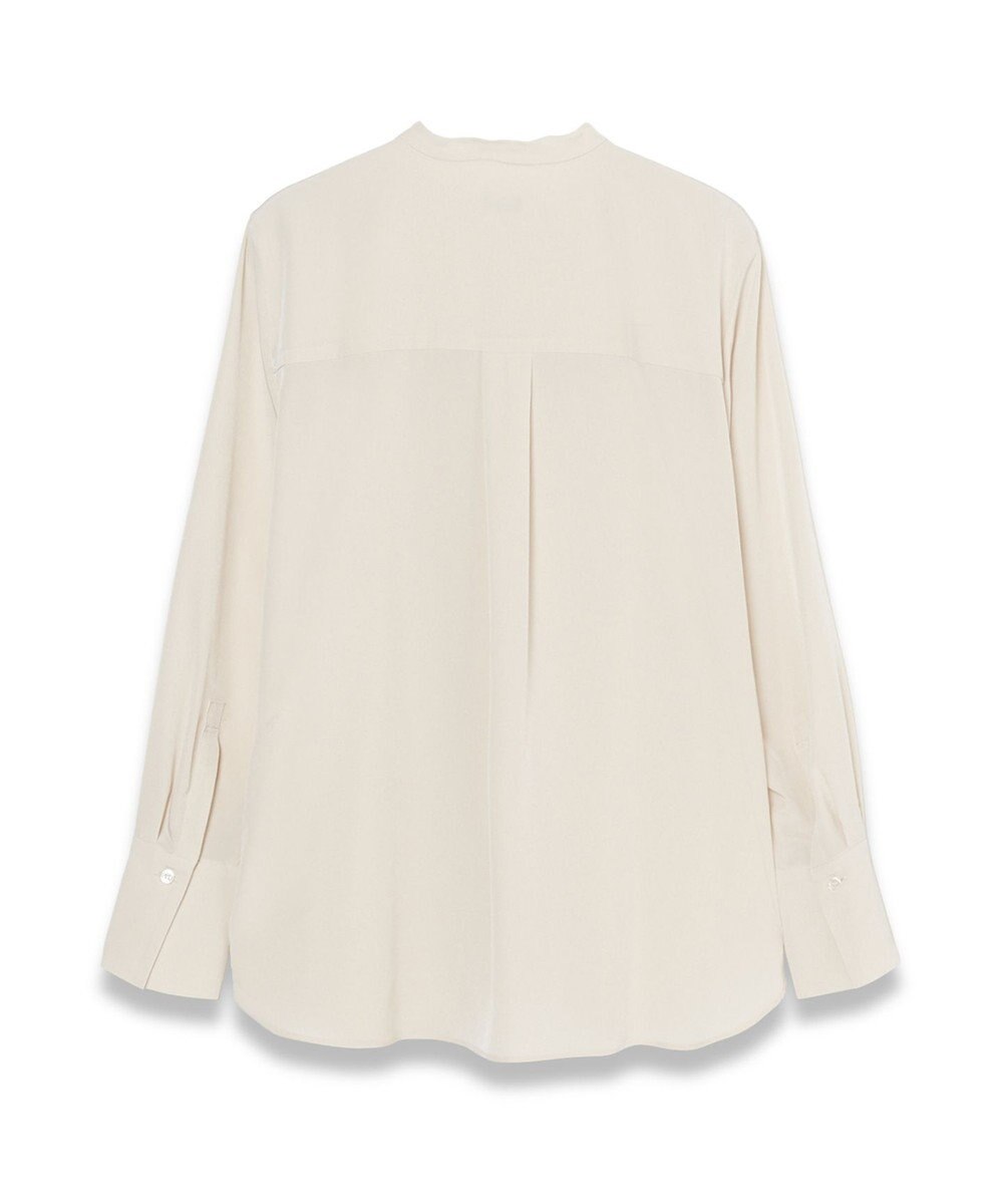 JOSEPH 【WEB&OUTLET限定・洗える】テックデシン　モロカンネックブラウス 