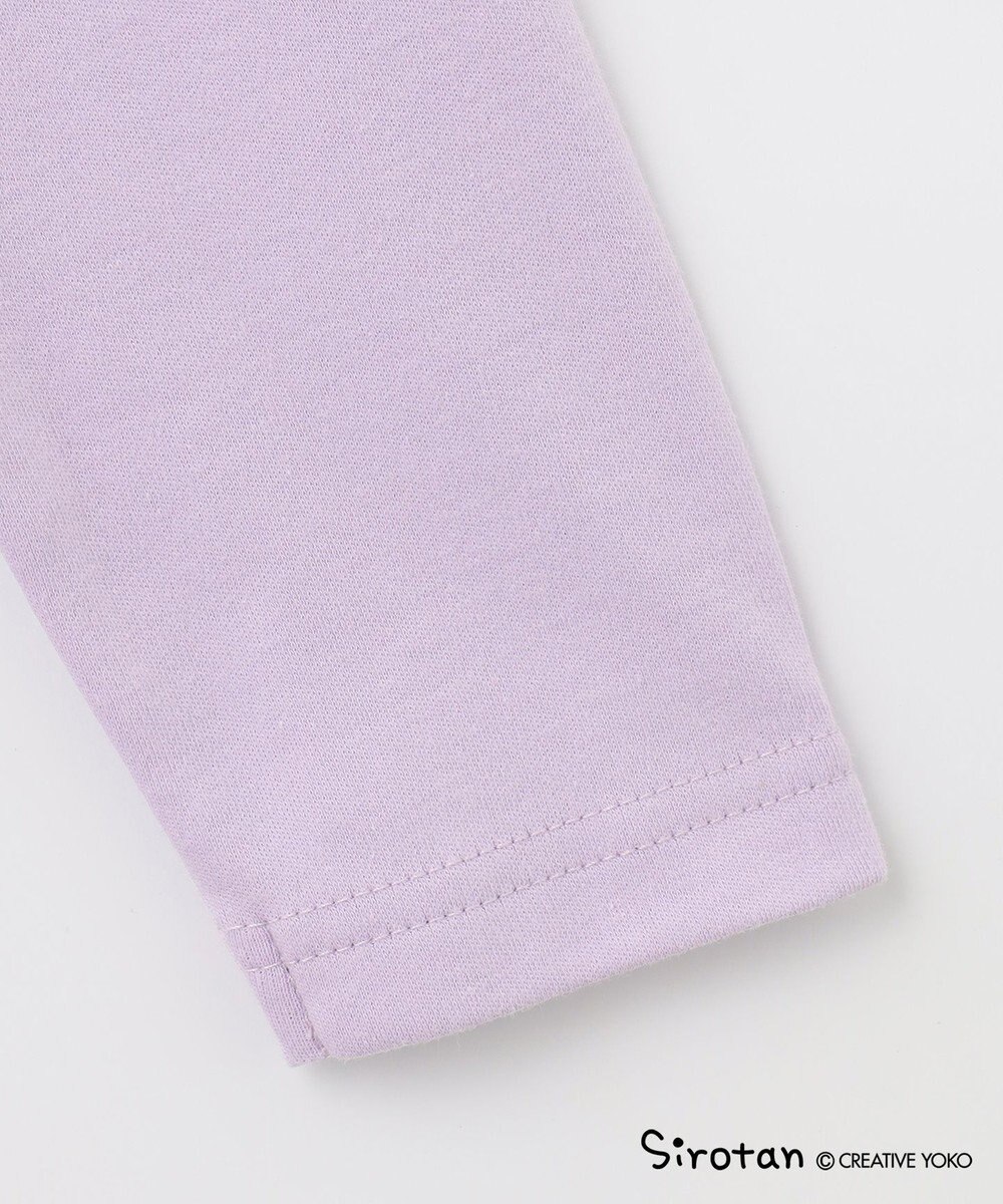 ANY KIDS 【しろたん×any FAM】しろたんサガラ刺繍長袖Tシャツ 