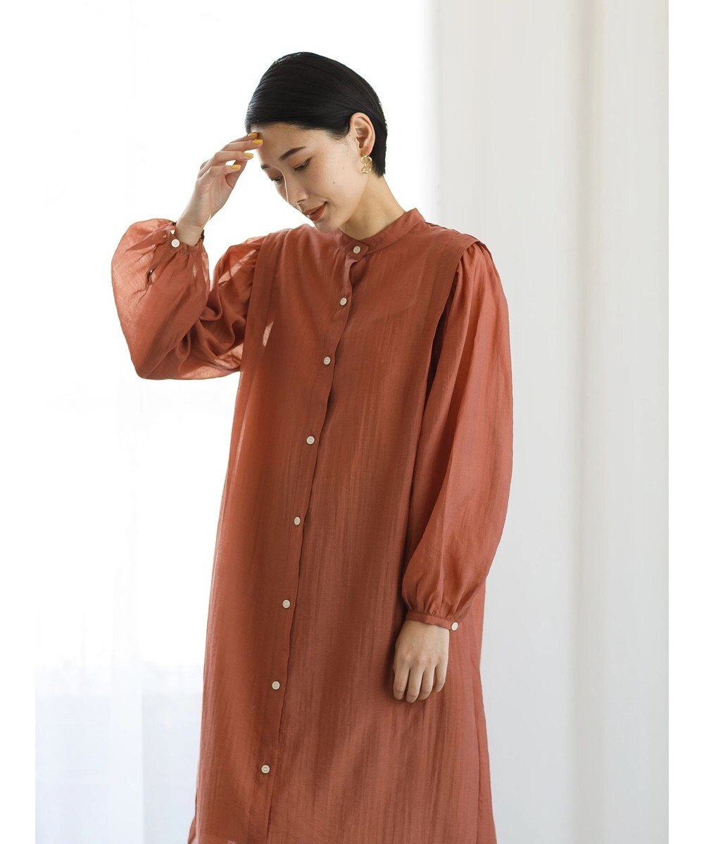 インナー付シアーロングシャツワンピース Koe ファッション通販 公式通販 オンワード クローゼット