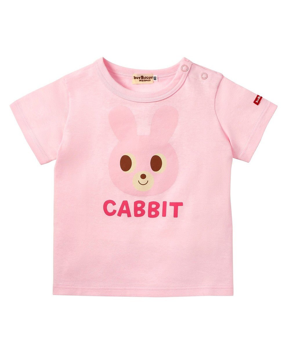 MIKI HOUSE HOT BISCUITS キャラクタープリント半袖Tシャツ 