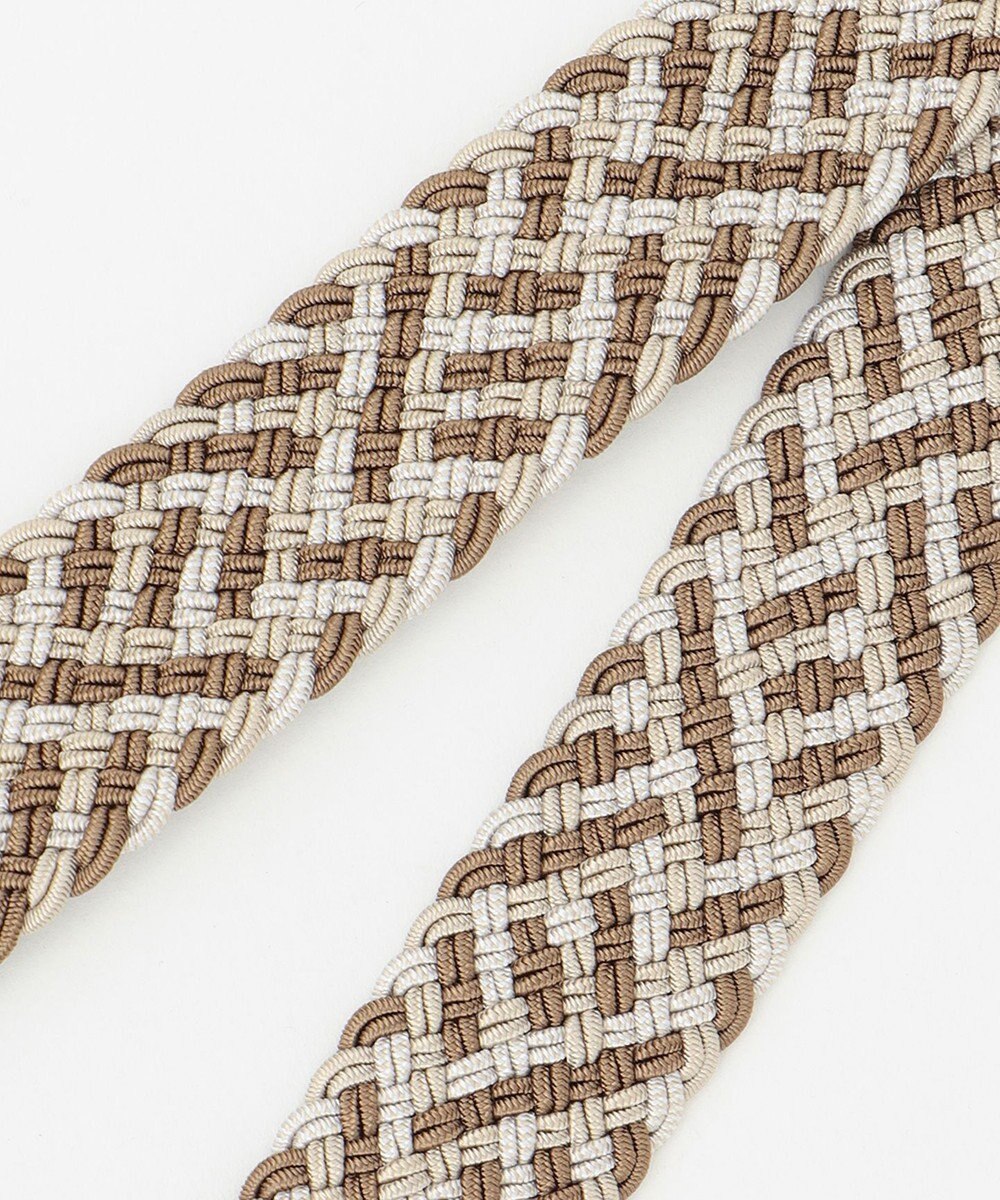 JOSEPH ABBOUD 【キングサイズ・伸びる】ライトミックスメッシュベルト 