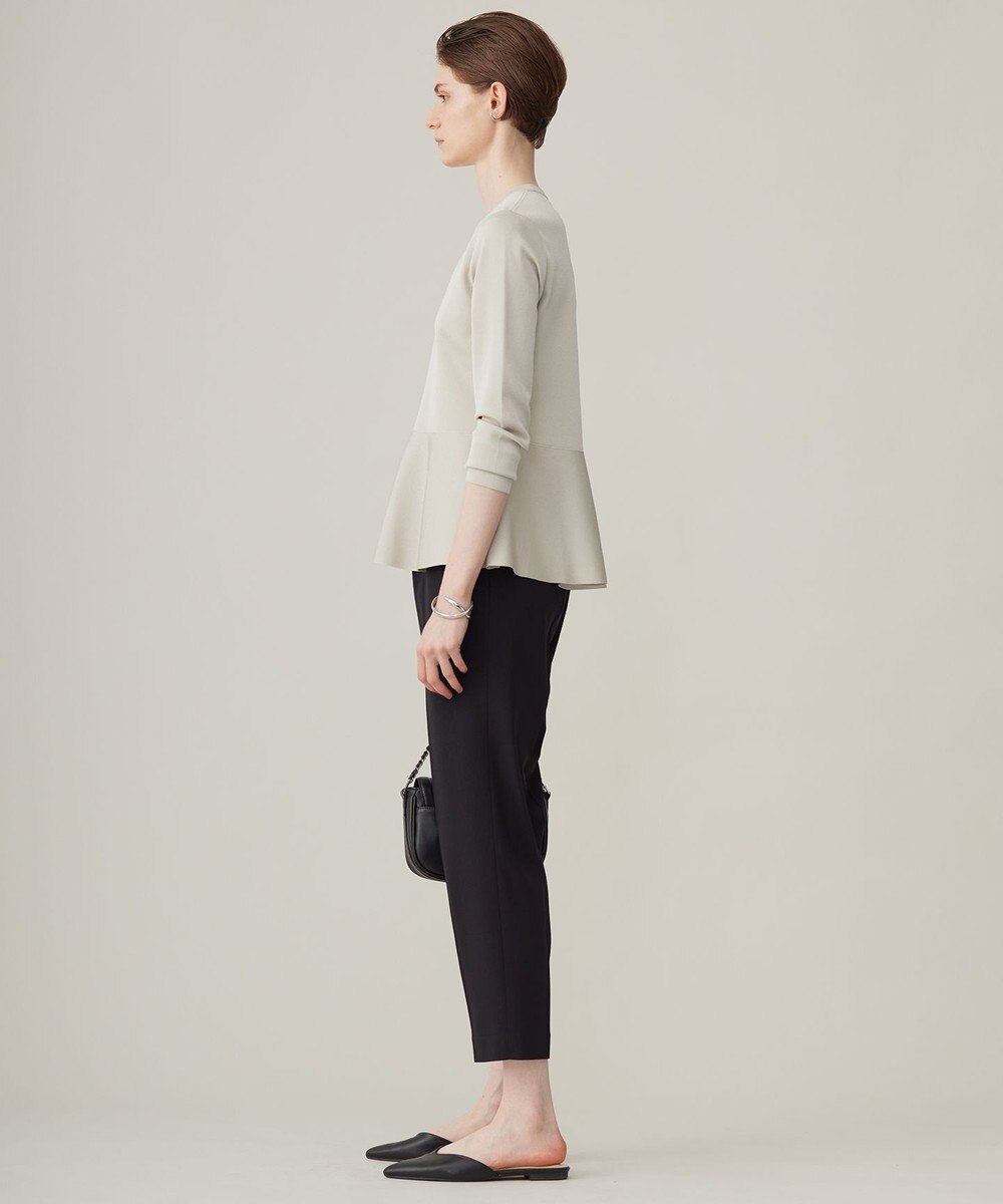 ICB 【洗える】ウール2WAYストレッチ ドロストパンツ 