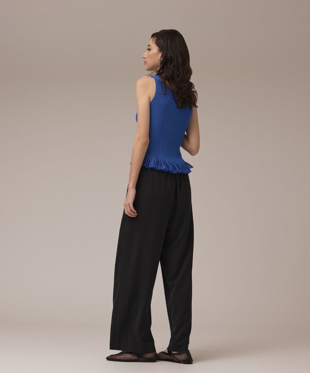 GRACE CONTINENTAL シアーフリルニットトップ 