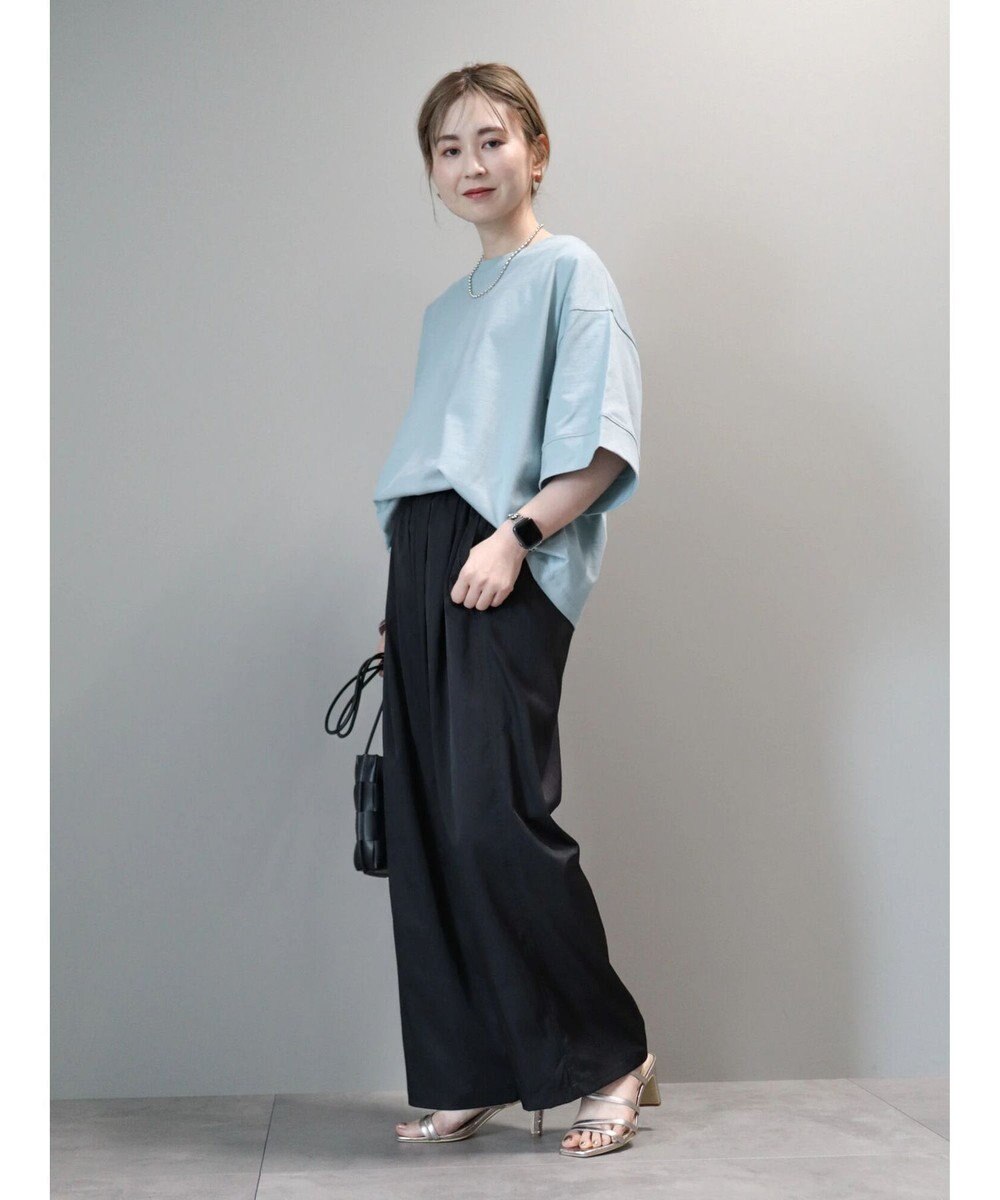 AMERICAN HOLIC 接触冷感ＳＺ５分袖カットプルオーバー 