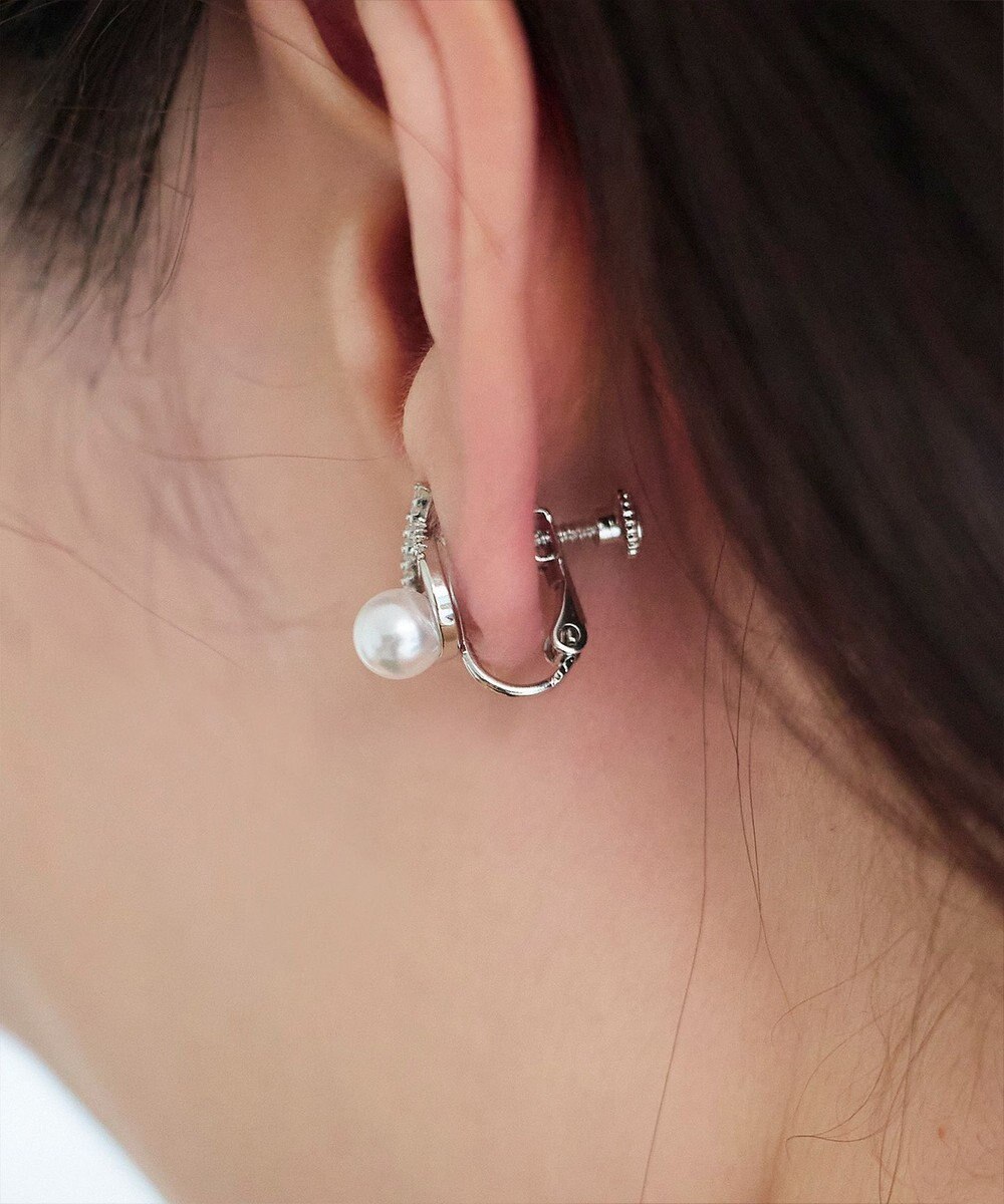 Tiaclasse 【選べる2TYPEデザイン】【金属アレルギー対応】クロスドロップピアス＆イヤリング 