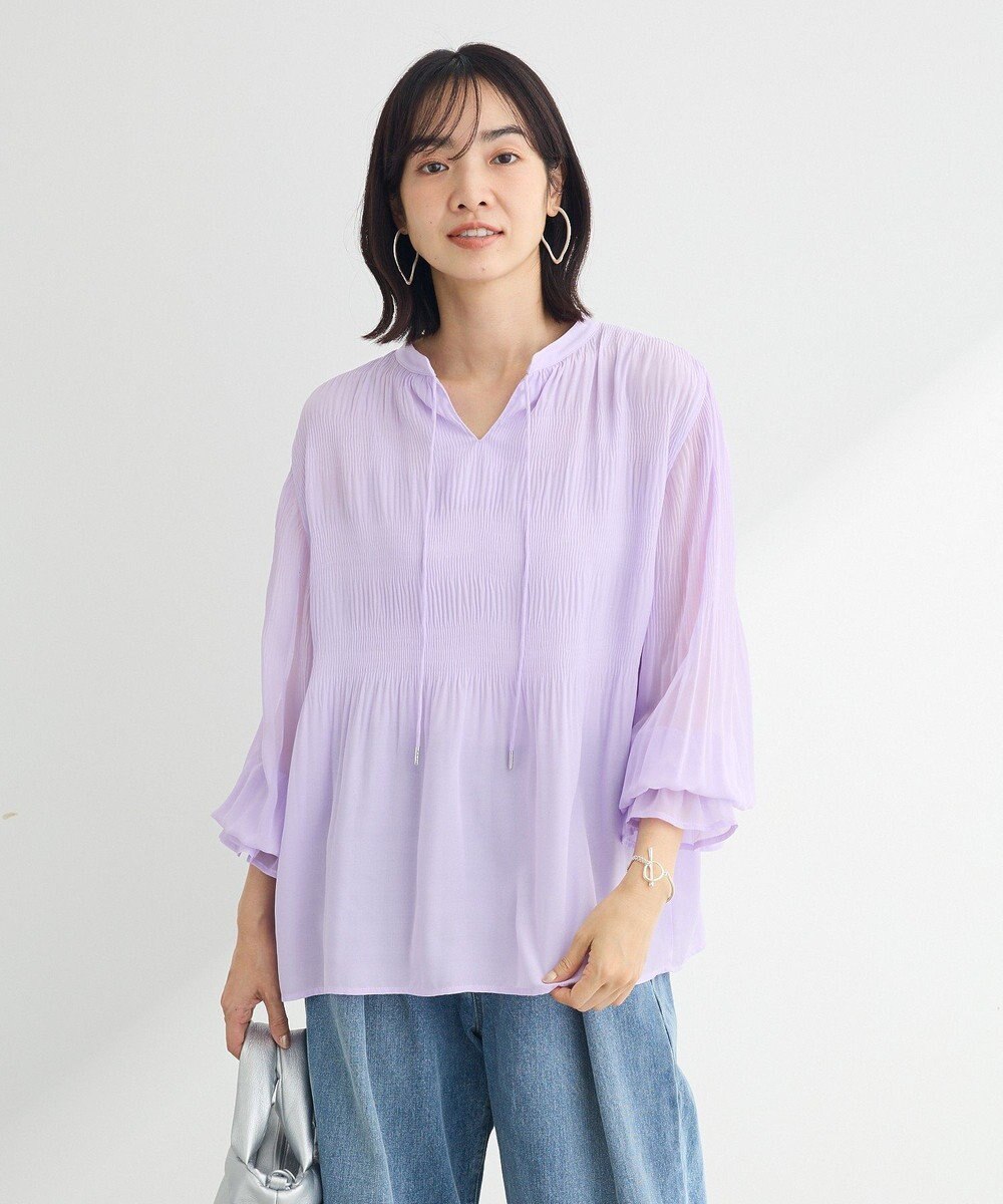 Green Parks マジョリカブラウス 