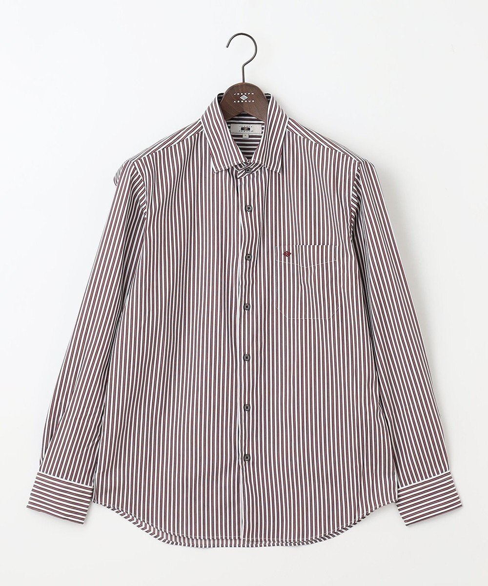 JOSEPH ABBOUD スト レッチストライプシャツ 