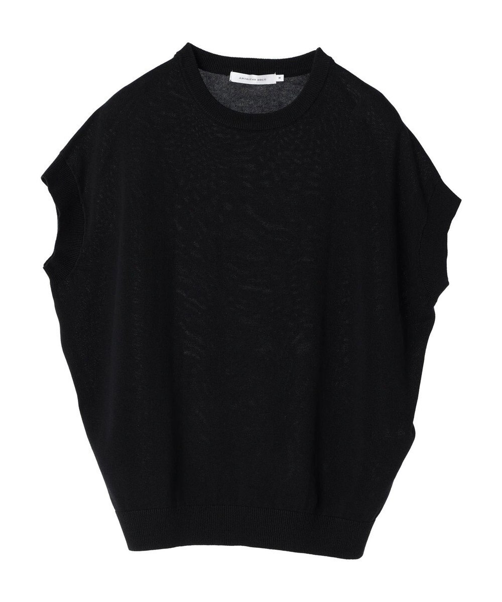 AMERICAN HOLIC フレンチスリーブニットプルオーバー 