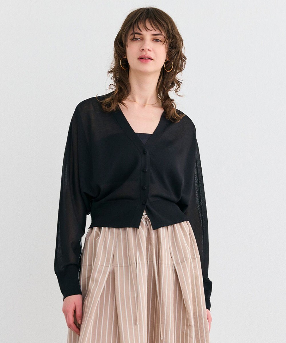 BEIGE， 【洗える】MOISE / 2WAYドルマンカーディガン 