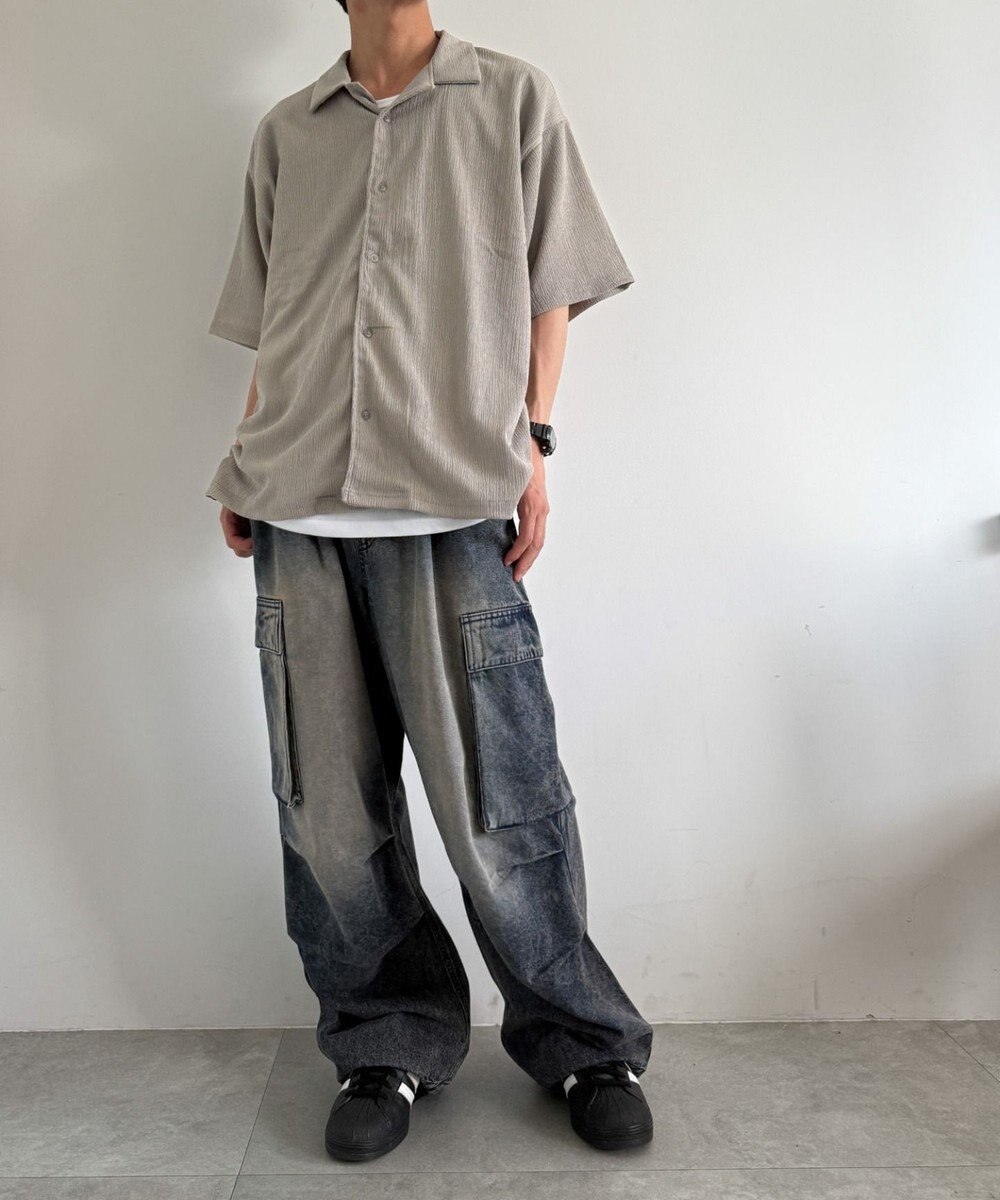 WEGO アンサンブルサッカーシャツ(SS) 