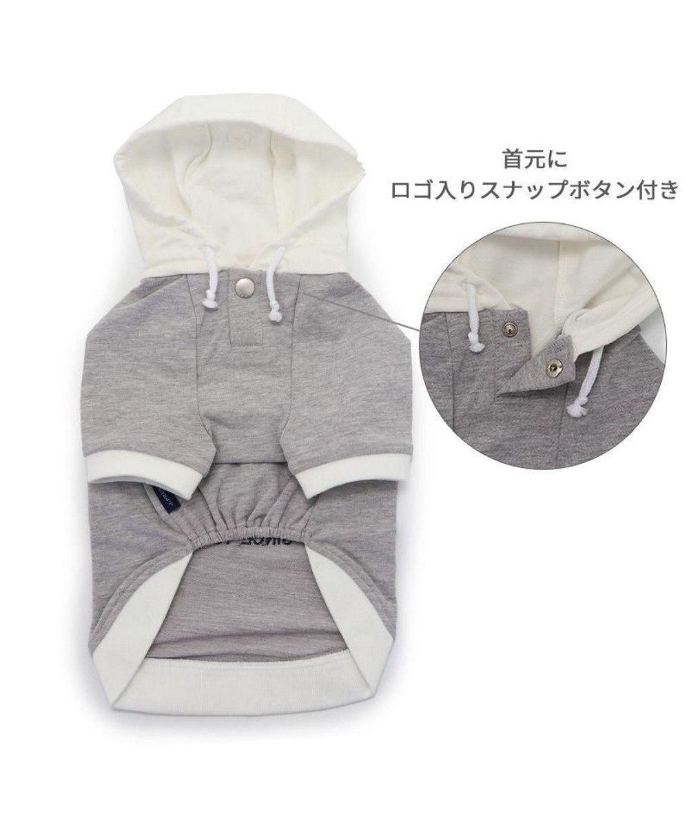 PET PARADISE J.PRESS サガラ ロゴ パーカー 小型犬 