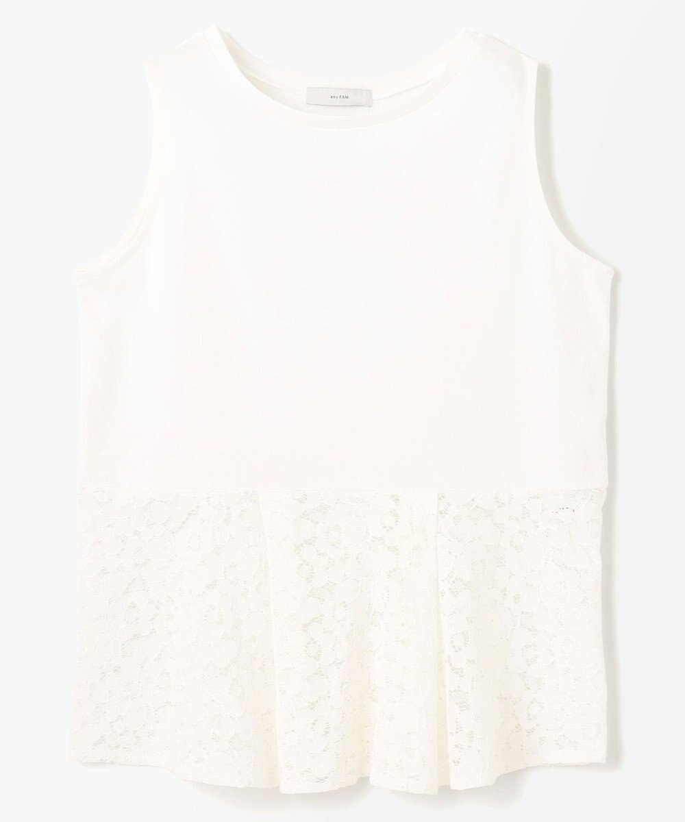 ANY L 【洗濯機可】タックヘムコンビインナー 