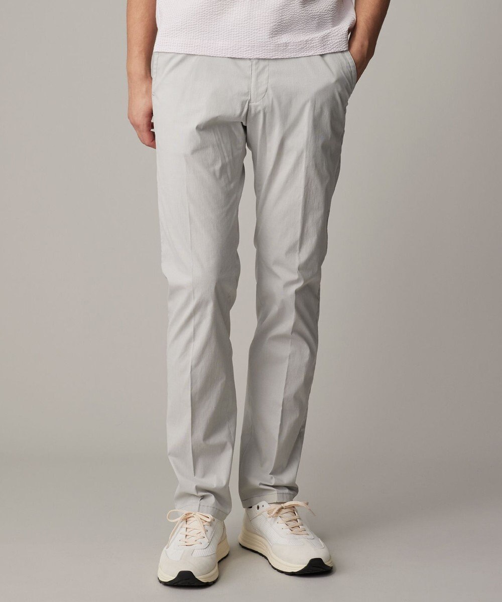 JOSEPH ABBOUD 【キングサイズ・ウエストも伸びる!/ストレッチ/軽量/Eco撥水】マイクロピケストレッチ パンツ 