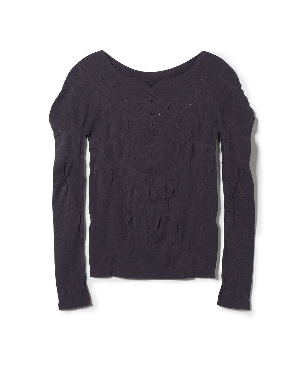 Chacott 【ノーソーイングニット】クリスタルバレリーナネックニット 