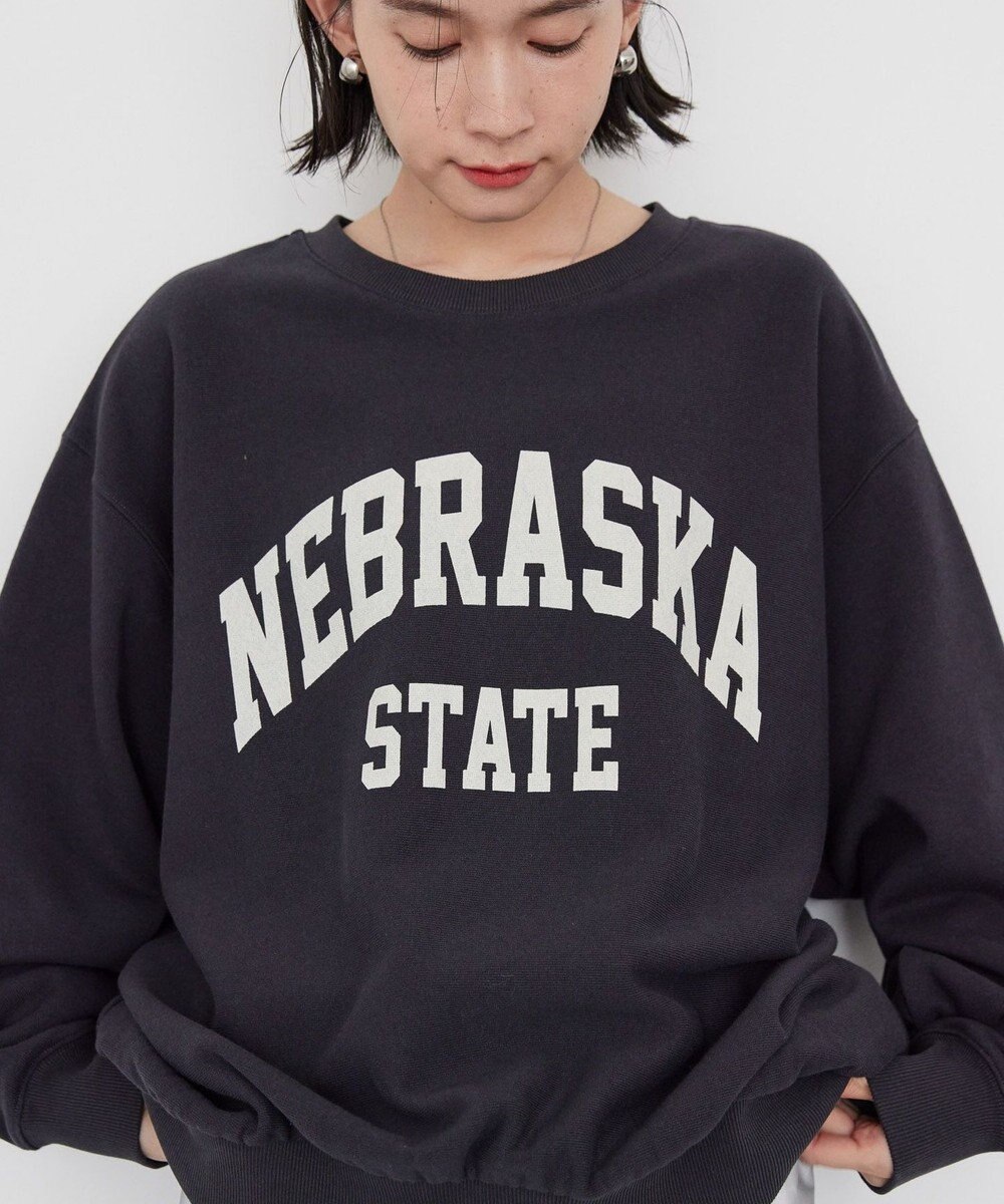 AMERICAN HOLIC ＮＥＢＲＡＳＫＡロゴプリントスウェット① 