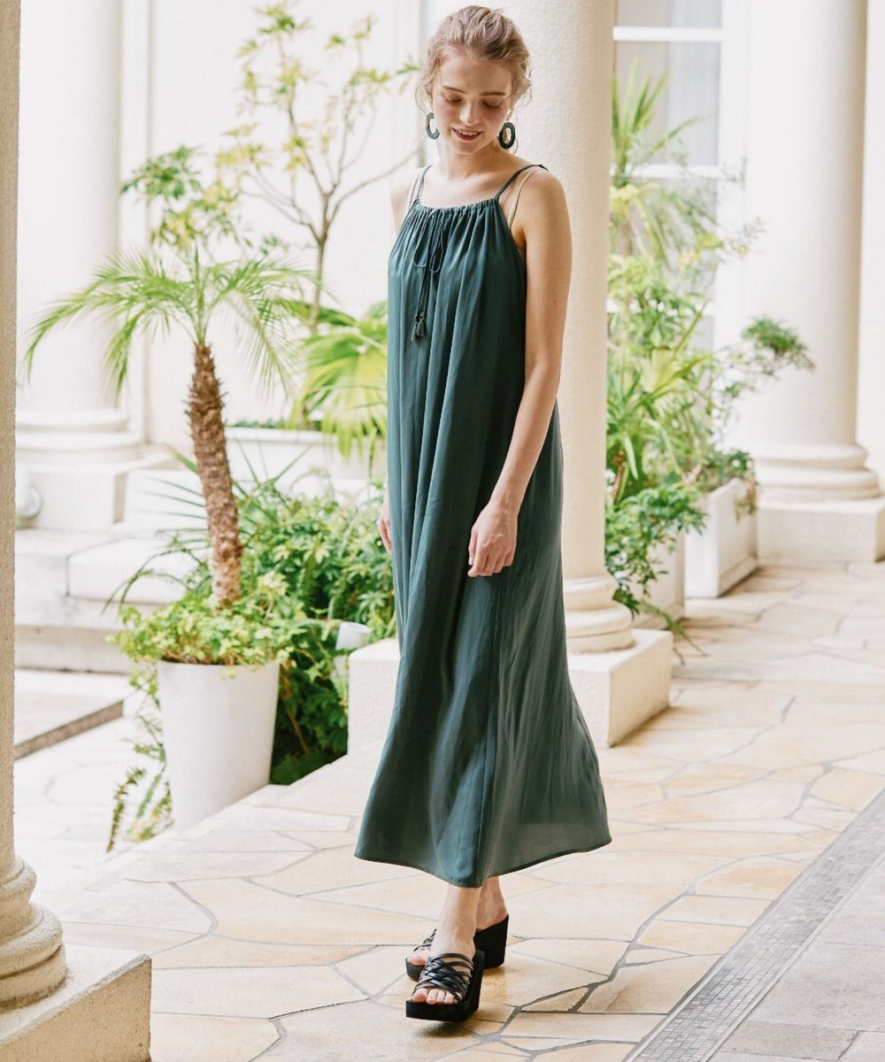 San-ai Resort（三愛水着楽園） 【SALE】マキシワンピース　M　【Coral veil（コーラルヴェール）】 