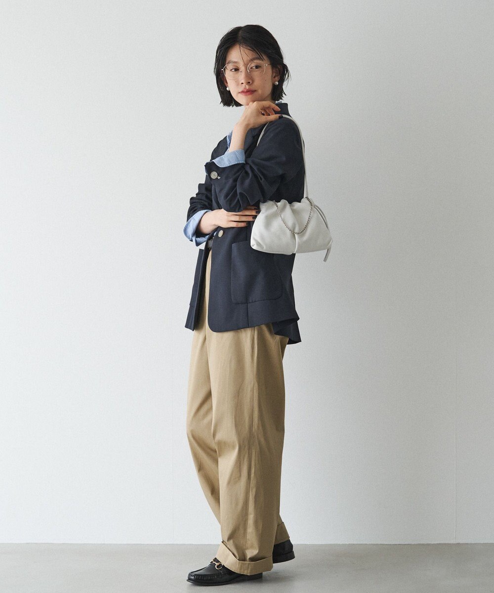 russet レザー巾着ミニショルダーバッグ(CE-1637) 