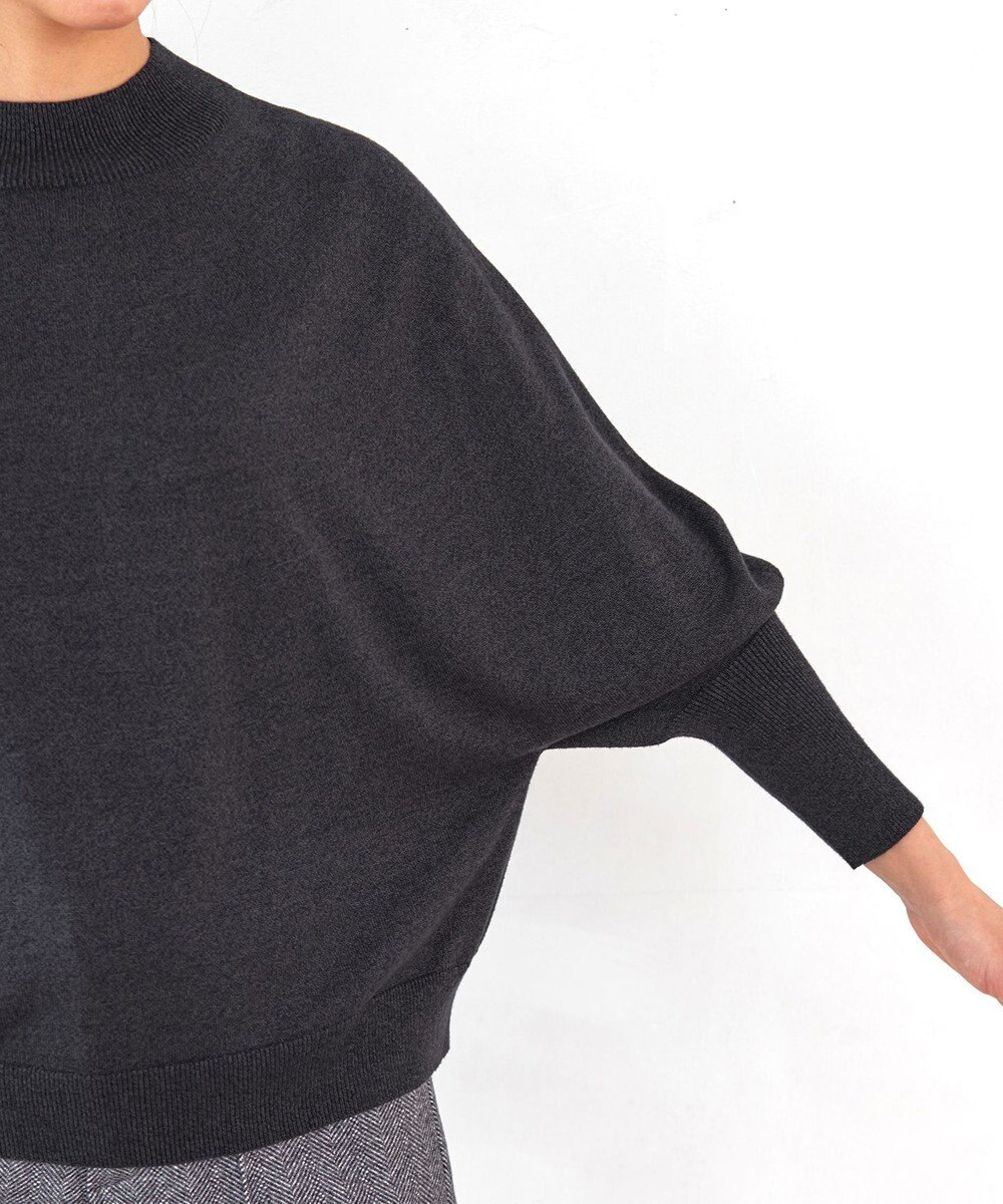 Tiaclasse L 【GOLD LABEL】【洗える】抗菌・防臭加工 ホールガーメント®ドルマンニット 