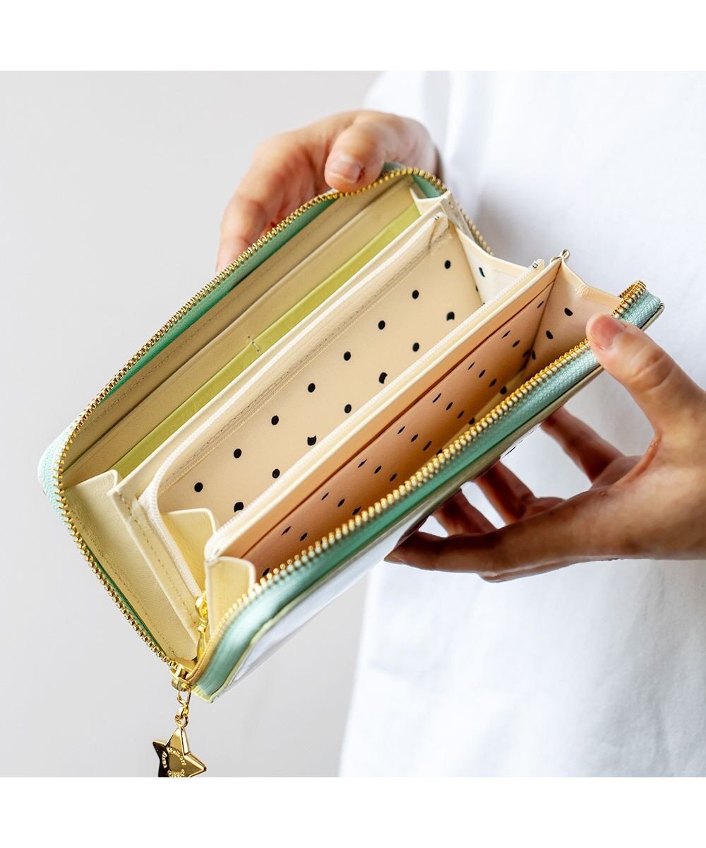 tsumori chisato CARRY マーメイドルーム ラウンドファスナー長財布 