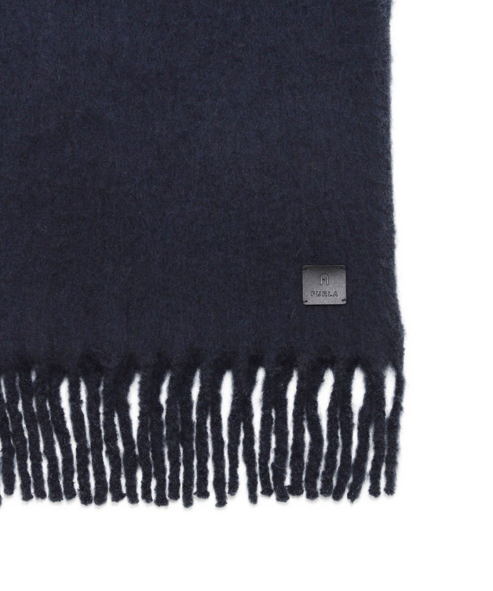 MOONBAT 【WEB限定】FURLA ウール混シャギー無地マフラー/幅40cm 