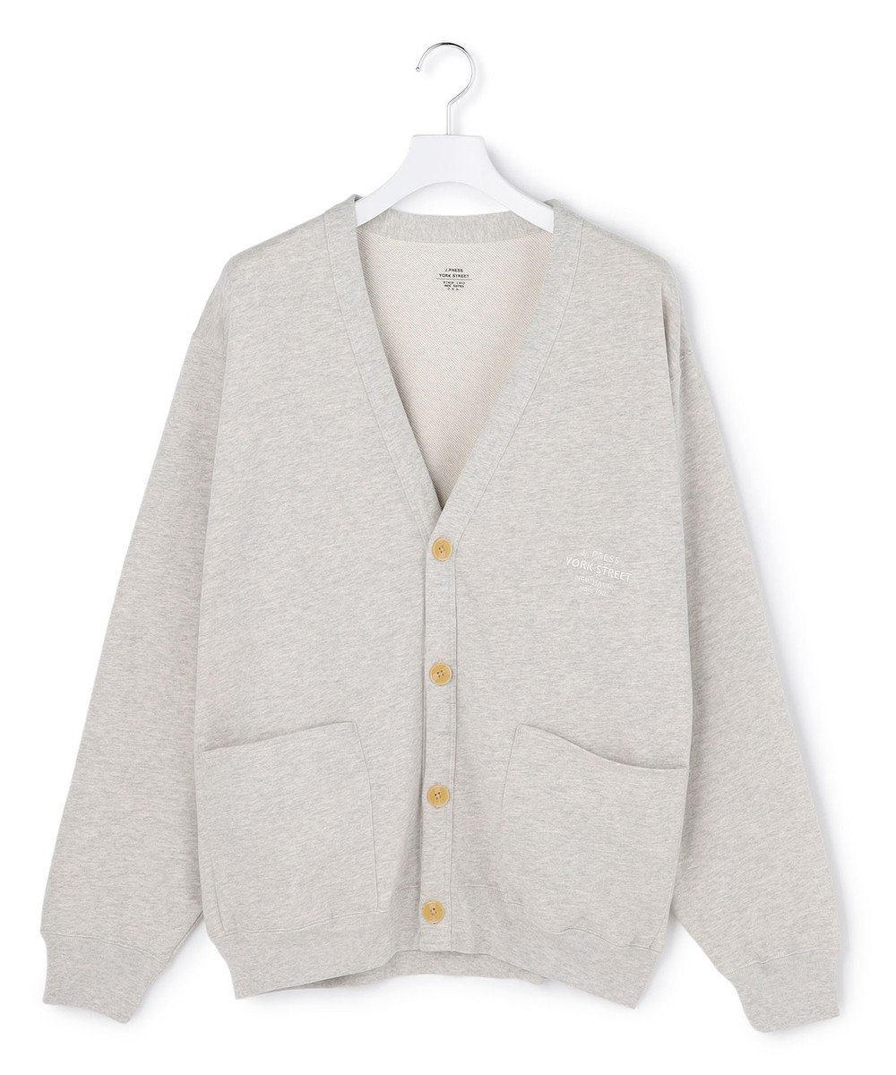 J.PRESS YORK STREET 【UNISEX】裏毛スウェット カーディガン 