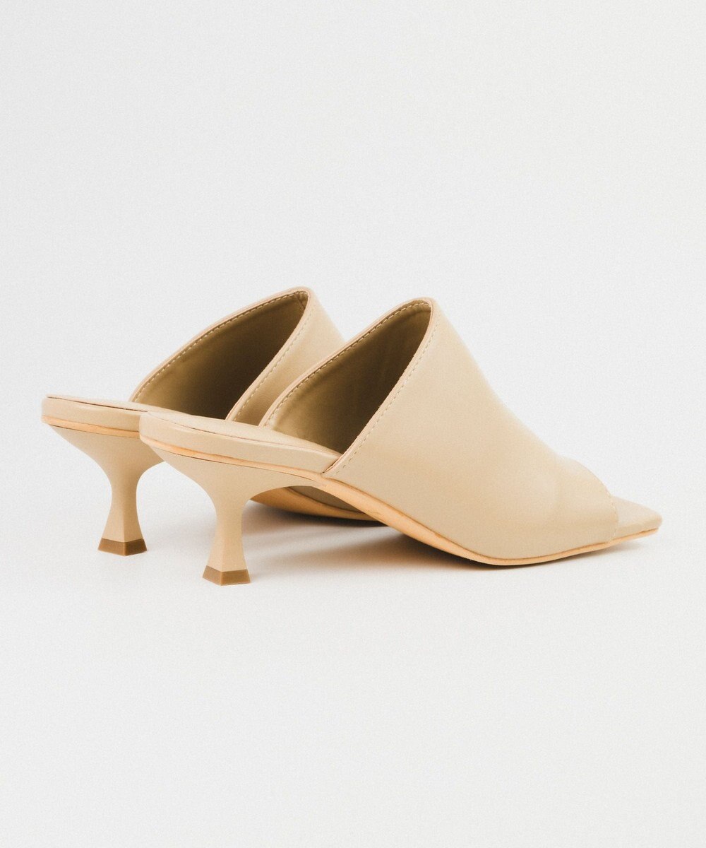 BONTRE 【PRECIEUX JOUET/プレシュウジュエ】ワイドスクエアスカルプチャーヒールミュール/019PJ 