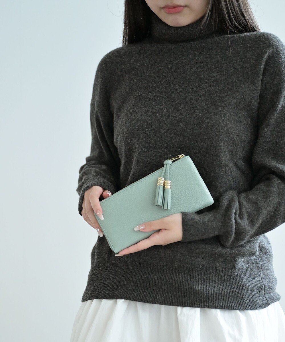 Atelier nuu 日本製 タッセルレザー loop ロングウォレットS 
