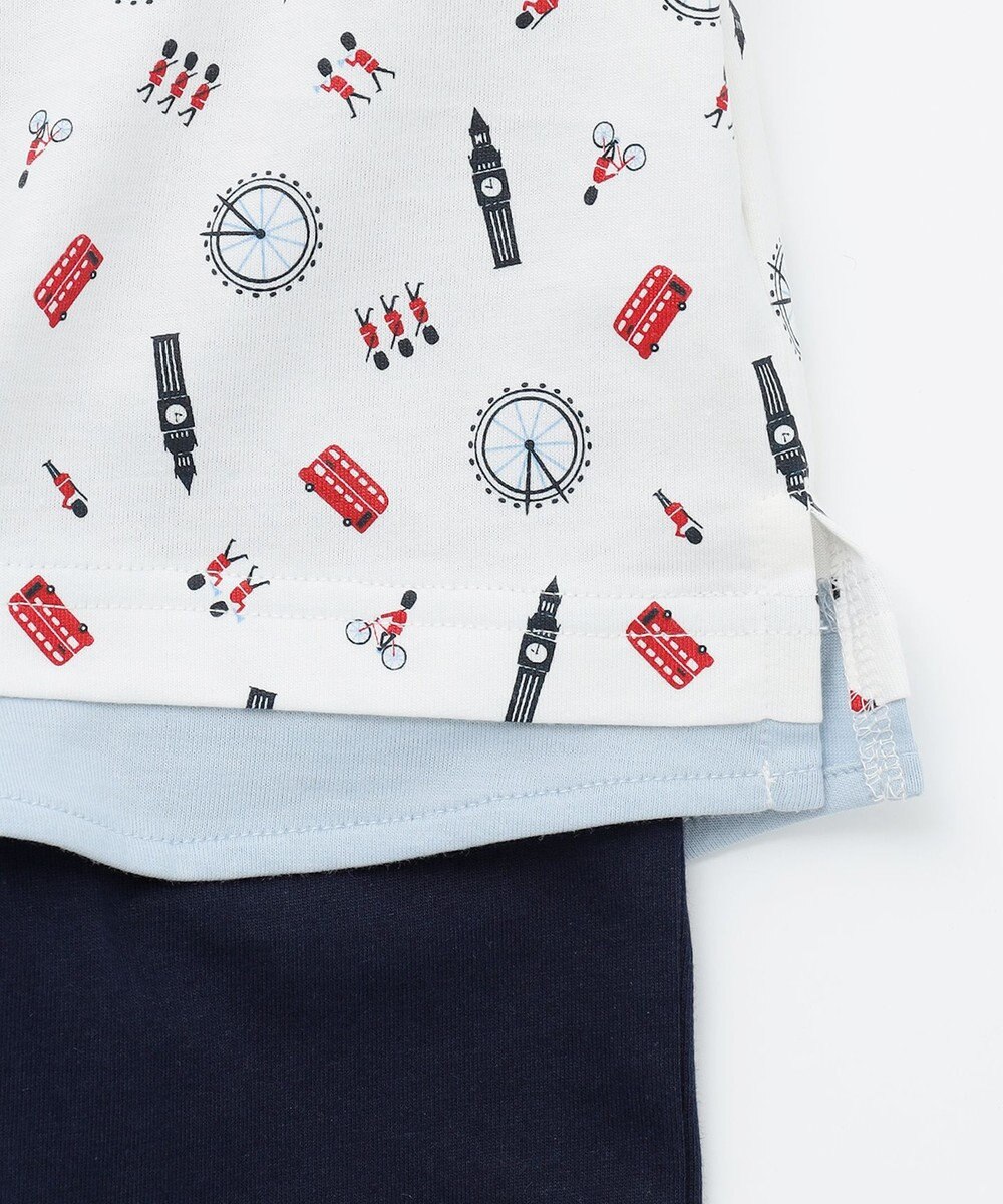 組曲 KIDS 【80-90㎝】ロンドントラベル セットアップ 