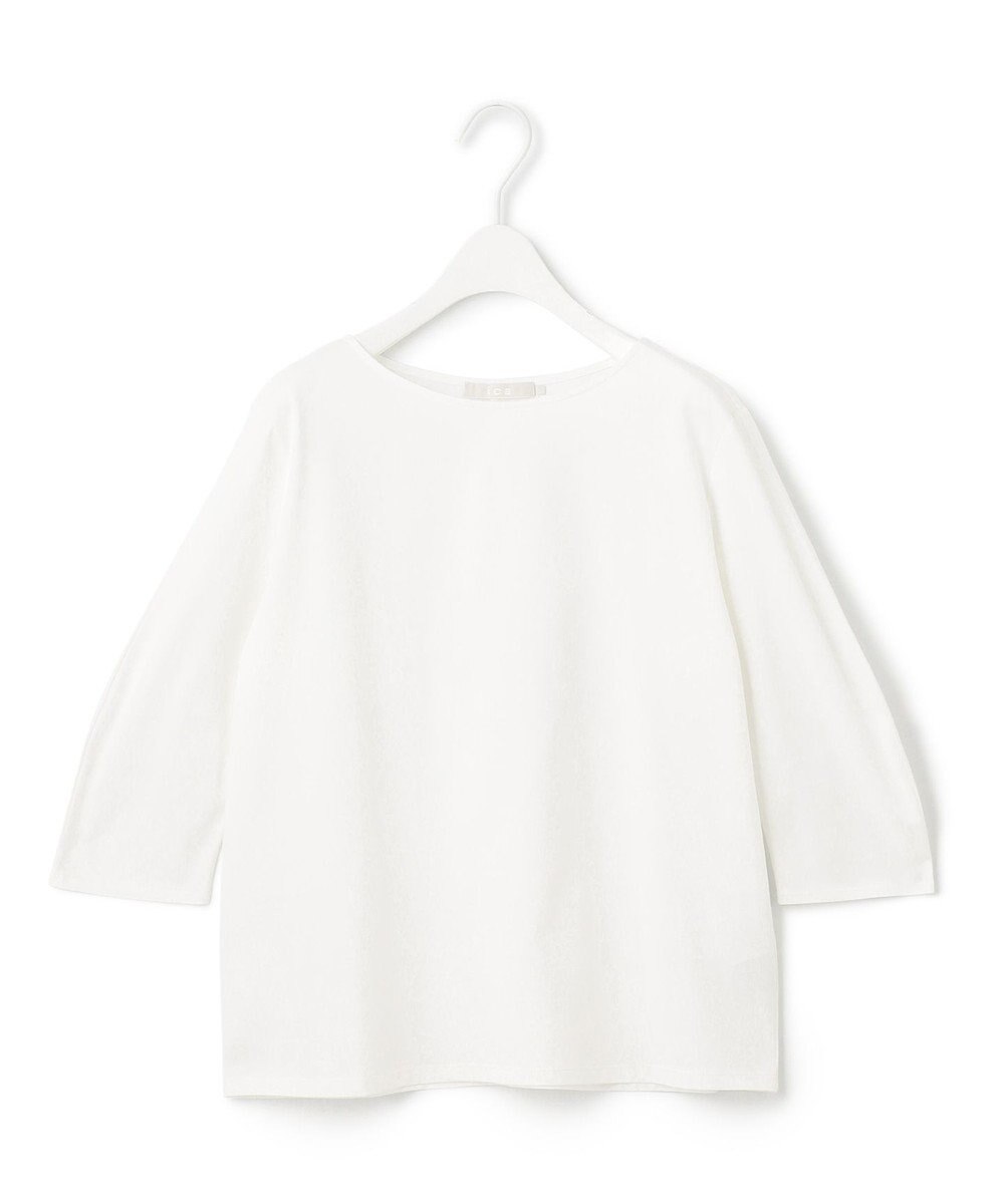 ICB 【接触冷感・UVケア・洗える】 コンフォートプレーティング クレセントスリーブカットソー 