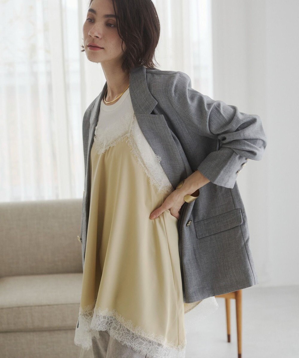 WEGO 【ANGIE VINTAGE】リネンライクジャケット 