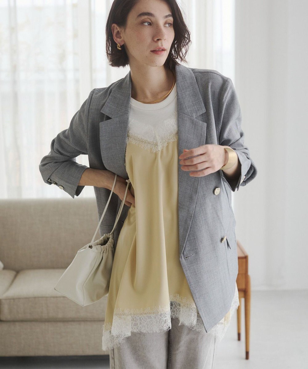 WEGO 【ANGIE VINTAGE】リネンライクジャケット 