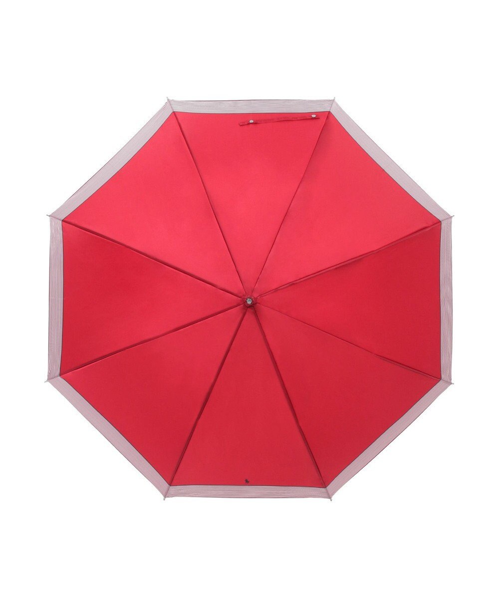 MOONBAT 【WEB限定】POLO RALPH LAUREN（ポロ ラルフローレン）長傘 ワンポイントポロポニー×裾ボーダー 8本骨 