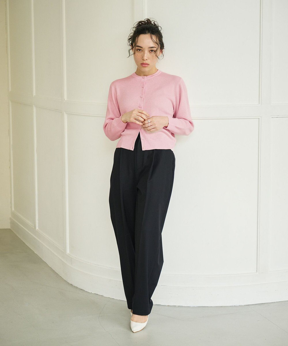 #Newans 【カシミヤ混】コンパクトニットカーディガン 