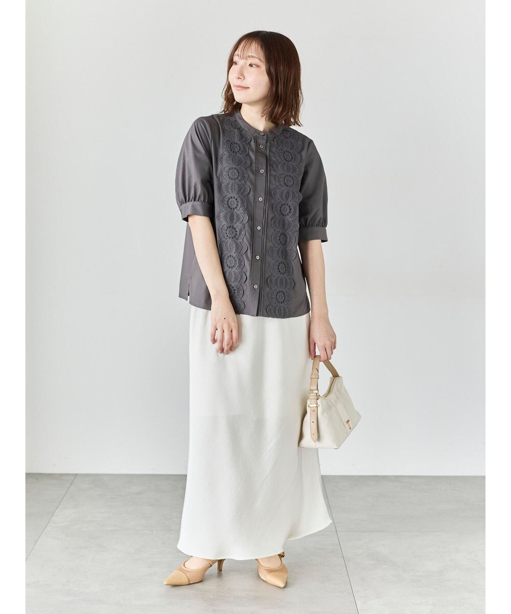 Te chichi バイアスサテンスカート 