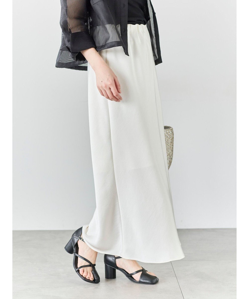 Te chichi バイアスサテンスカート 