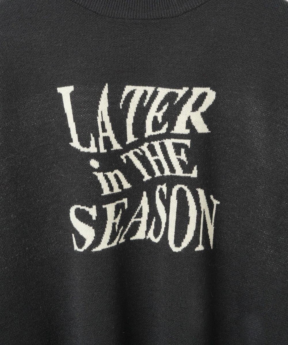 WEGO ウェーブロゴジャガードニットプルオーバー 