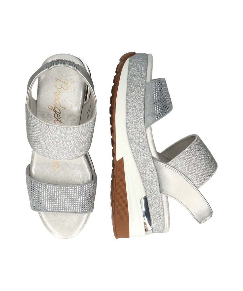 Bridget Birkin 【Bridget Birkin】ビジューグリッタープラットフォームサンダル 