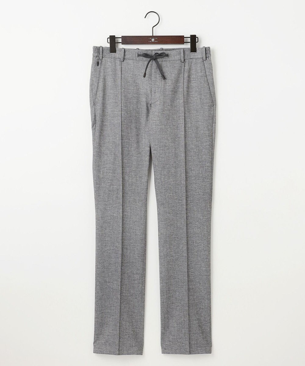 JOSEPH ABBOUD 【ウエストも伸びる！/ストレッチ/弱撥水】フランネルジャージ コンフォートパンツ 