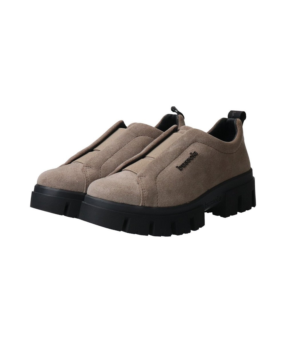 INTER-CHAUSSURES 【BUSSOLA】厚底スリッポンシューズ 