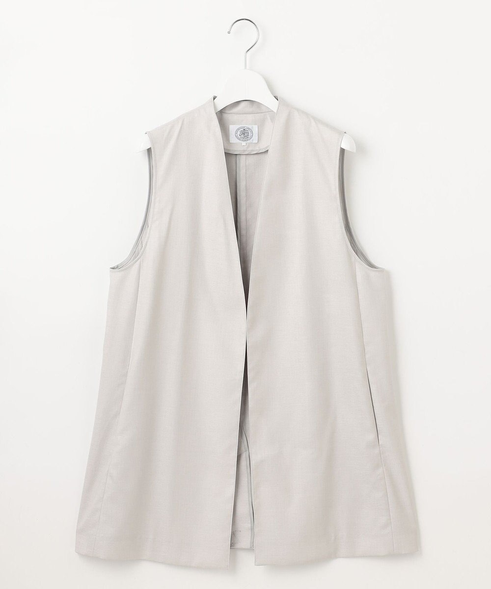 J.PRESS LADIES 【セットアップ対応・洗える・UV加工・吸水速乾】OXIJEWELストレッチ ジレ 