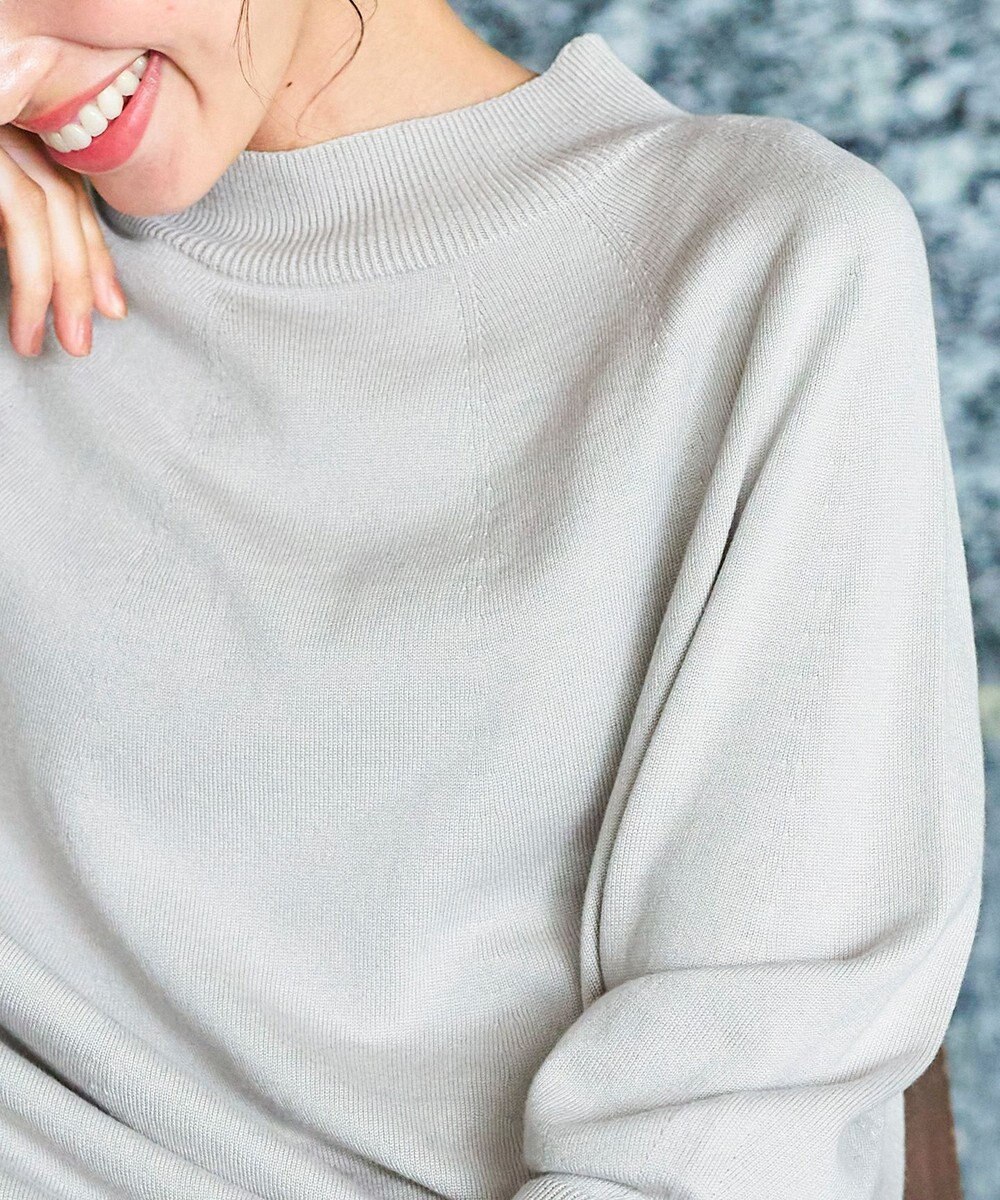 Tiaclasse L 【GOLD LABEL】【洗える】抗菌・防臭加工 ホールガーメント®ドルマンニット 